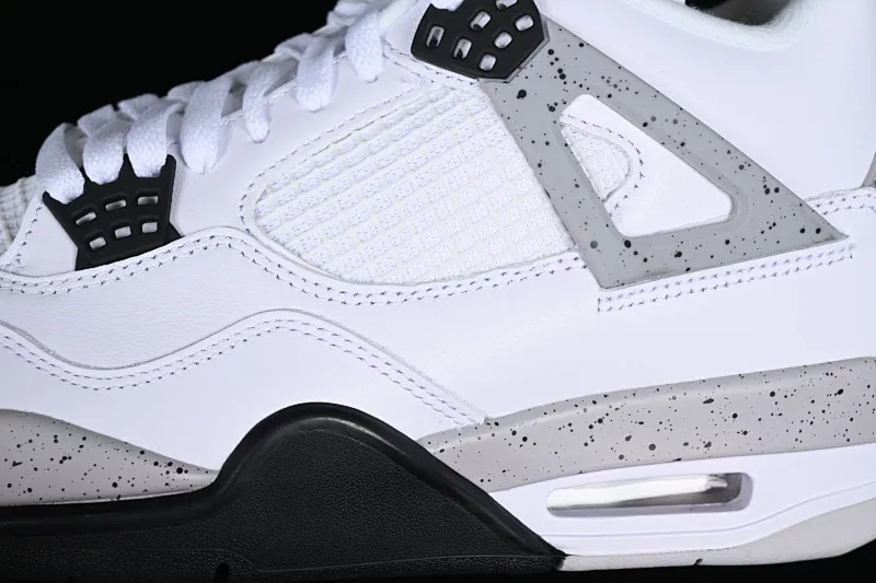 All categories Air Jordan Jordan series basketball shoes Air Jordan 4 GX foreign trade version Air Jordan 4 Retro "White Cement" AJ4 Joe 4 white cement white gray 840606-192